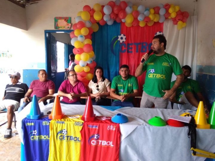 INAUGURAÇÃO DO CETBOL E ENTREGA DE EQUIPAGENS PARA TIMES AMADORES DE CONCEIÇÃO DO LAGO-AÇU